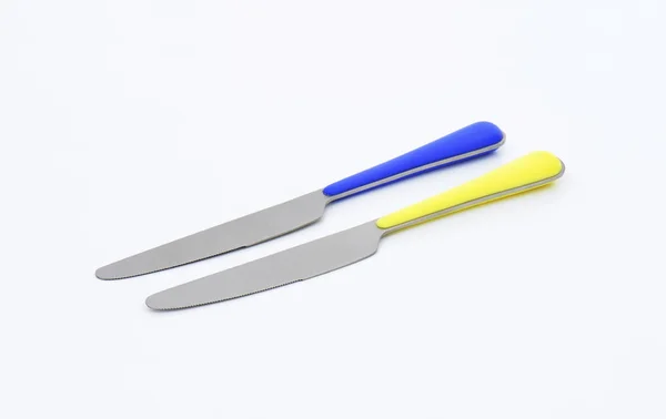 Duas facas de mesa — Fotografia de Stock