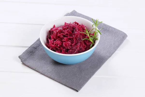 Eingelegter Rotkohl — Stockfoto