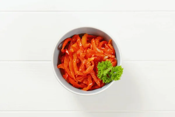 Eingelegte rote Paprika — Stockfoto