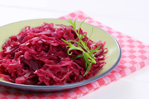 Eingelegter Rotkohl — Stockfoto