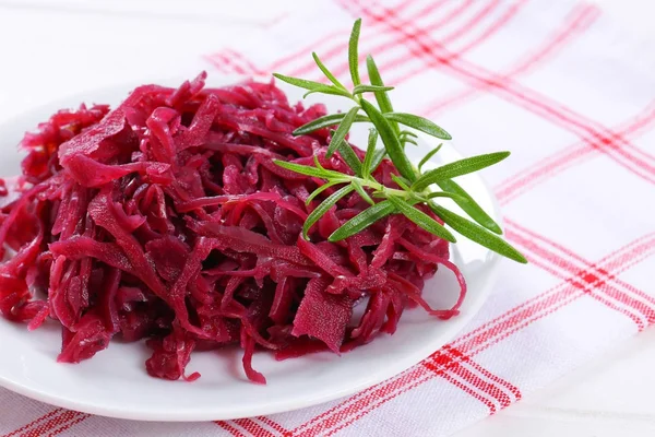 Repolho vermelho em conserva — Fotografia de Stock