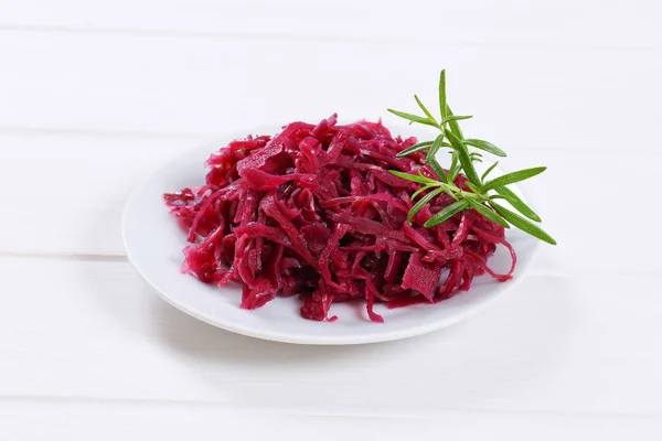 Eingelegter Rotkohl — Stockfoto