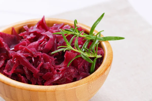 Eingelegter Rotkohl — Stockfoto