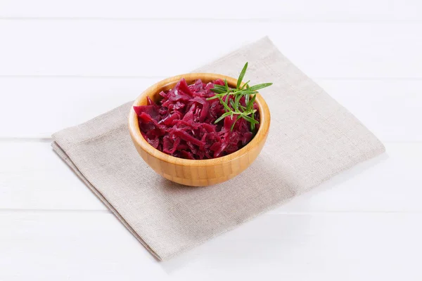 Eingelegter Rotkohl — Stockfoto