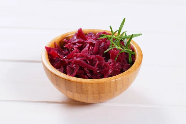 Eingelegter Rotkohl — Stockfoto