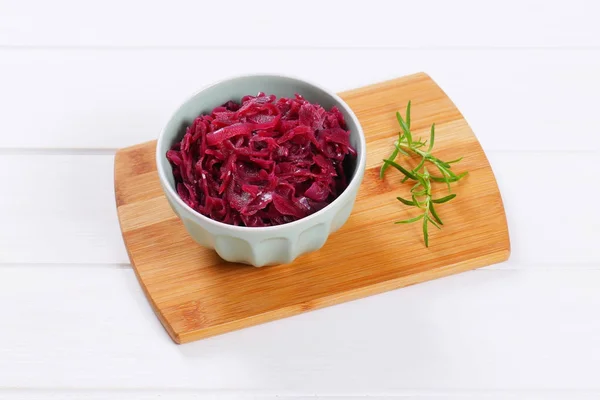 Eingelegter Rotkohl — Stockfoto