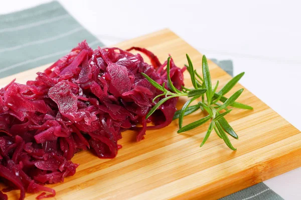 Eingelegter Rotkohl — Stockfoto