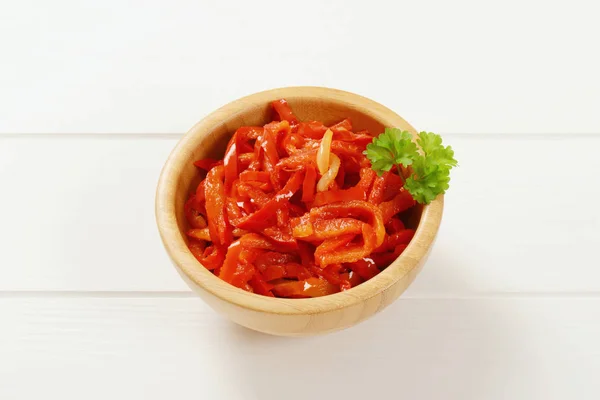Eingelegte rote Paprika — Stockfoto