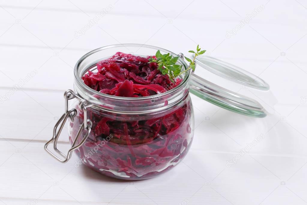 pickled red cabbage