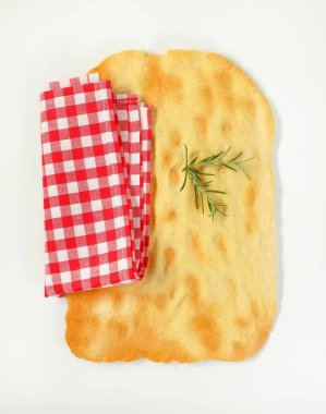 traditional Tuscan flatbread clipart
