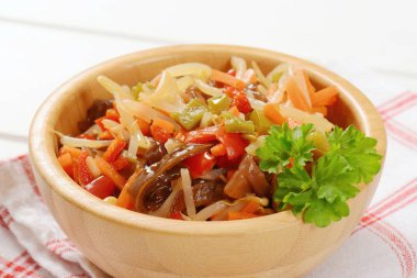 Turşu fasulye Filiz salatası