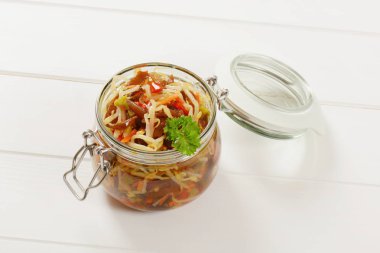 Turşu fasulye Filiz salatası