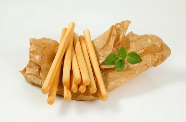 Palitos de pan crujiente —  Fotos de Stock