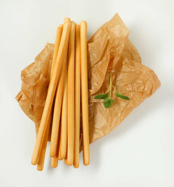 Crispy bread sticks — Stock Photo, Image
