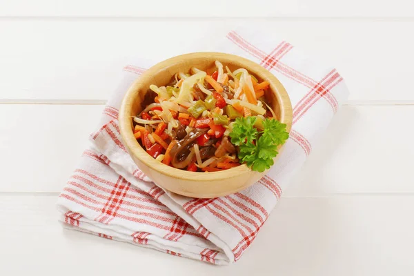 절인된 콩 새싹 샐러드 — 스톡 사진