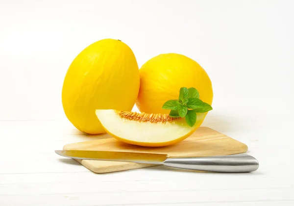 Verse gele meloenen — Stockfoto