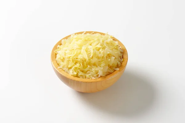 Schüssel Sauerkraut — Stockfoto