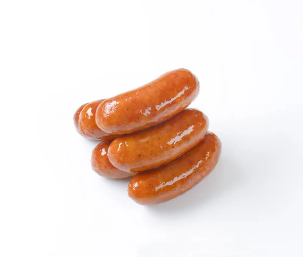 Grilled short sausages — Stock Photo, Image