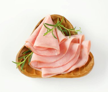 rosemary ile jambon ince dilimleri