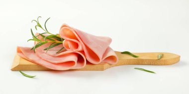 ince dilim jambon ve biberiye