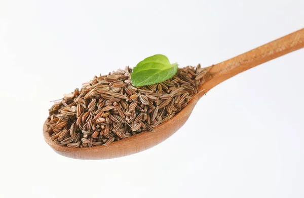 Łyżeczka nasion kminku — Zdjęcie stockowe