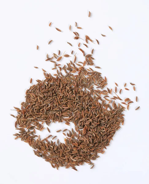 Handful of caraway seeds — Stock Photo, Image