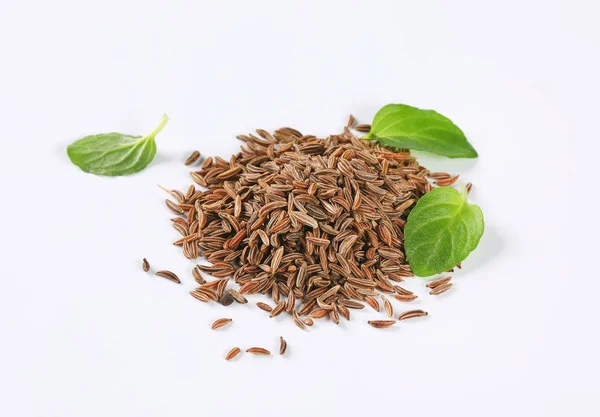 Garść nasion kminku — Zdjęcie stockowe