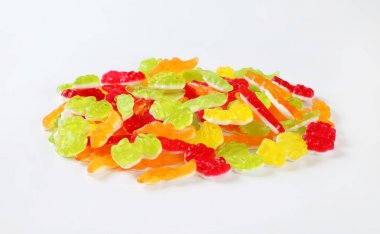 kleurrijke gummy snoepjes
