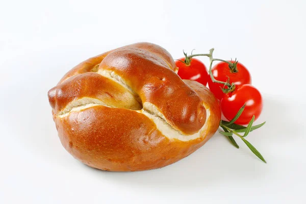 Knot shaped dinner roll — Stock Photo, Image