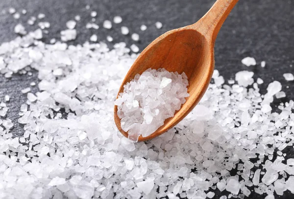 Grof korrelige zout — Stockfoto