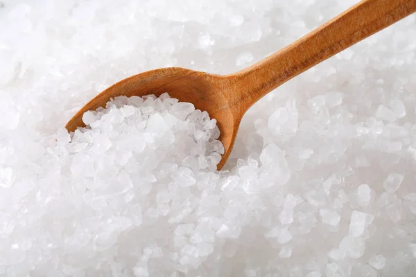 Grova finkornig salt — Stockfoto