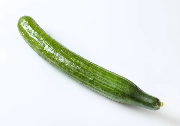 Egyetlen hosszú uborka — Stock Fotó