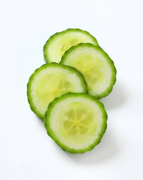 Rodajas de pepino verde — Foto de Stock