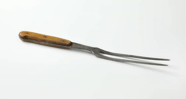 Vecchia forchetta da intaglio — Foto Stock