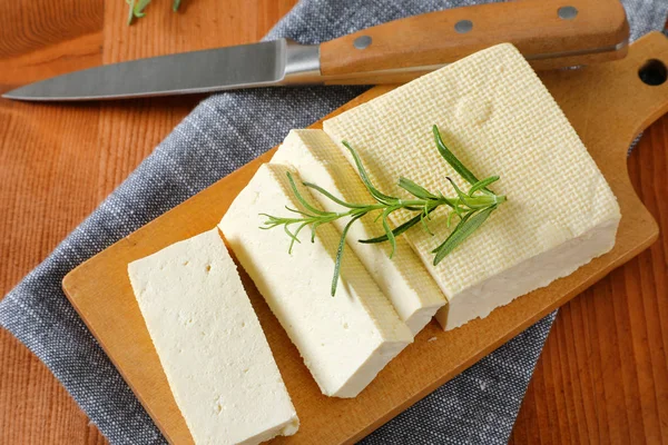 Cuajada fresca de frijol firme (tofu ) —  Fotos de Stock