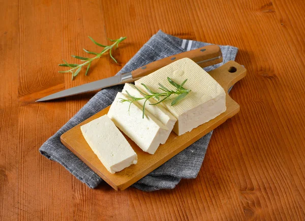 Cuajada fresca de frijol firme (tofu ) —  Fotos de Stock