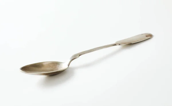 Small vintage coffee or dessert spoon — Stock Photo, Image