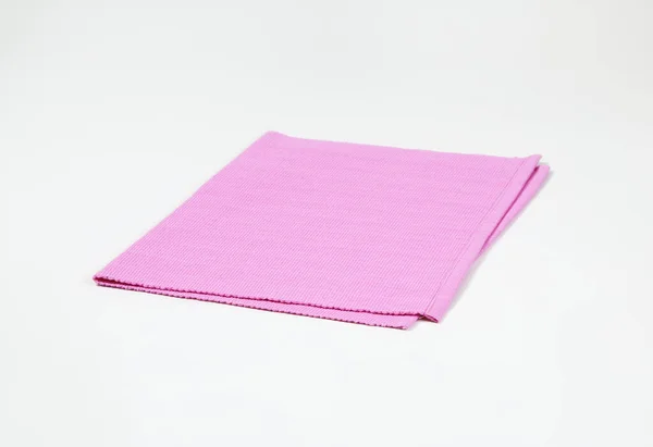 Geripptes rosa Tischset — Stockfoto