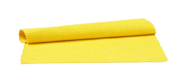 Mantel de algodón acanalado amarillo — Foto de Stock