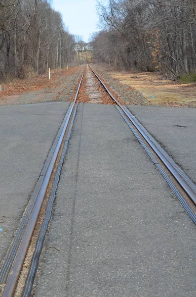 Train Track Rural Area — Stock Photo, Image