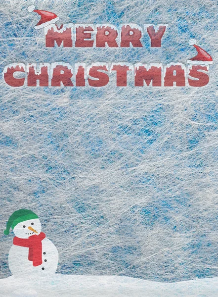 Fiber fabric and glitter film and the words Merry Christmas, background — Stock Photo, Image