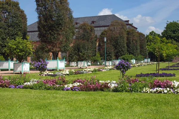 Оранжерея саду в Дармштадті (Гессен, Німеччина) — стокове фото