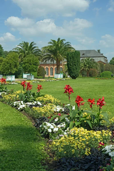 Оранжерея саду в Дармштадті (Гессен, Німеччина) — стокове фото