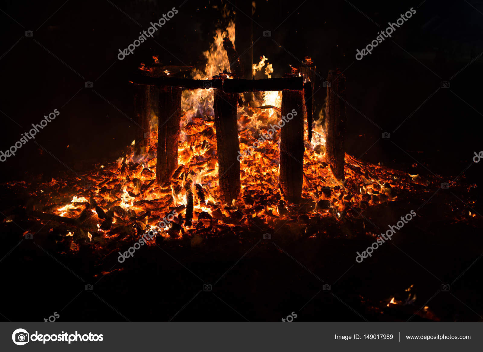 Embers Fire Fireplace Grill Fire Flame Black Background Stock Photo C Hd Design