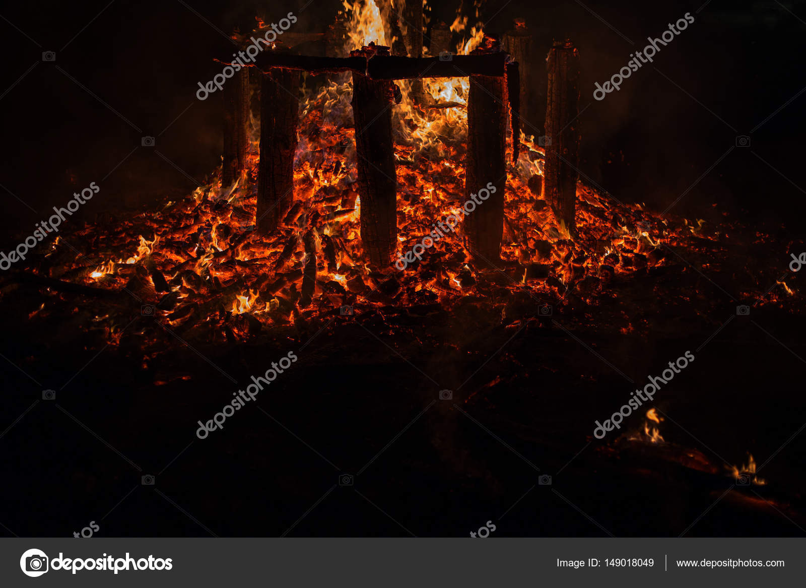 Embers Fire Fireplace Grill Fire Flame Black Background Stock Photo C Hd Design