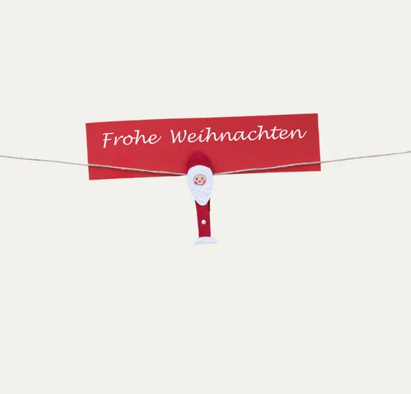 Ein Weihnachtsmann oder ein Weihnachtsmann — Stockfoto