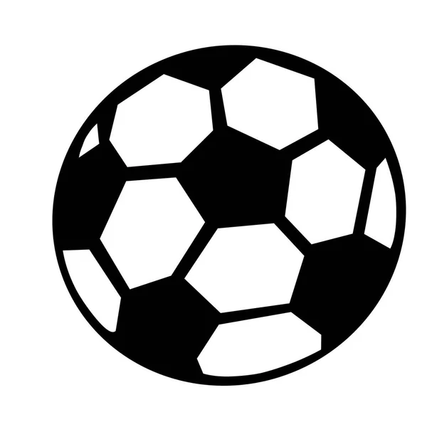 Black White Soccer Ball Football Graphic White Background — Stock Photo, Image