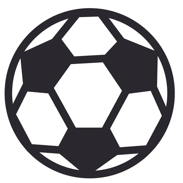 Futbol Topu Veya Futbol Grafik Beyaz Arka Plan — Stok fotoğraf