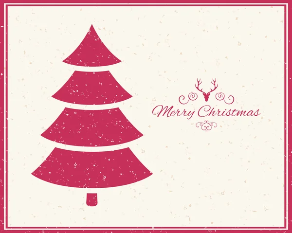 Vector Christmas Greeting Card — Stock Vector