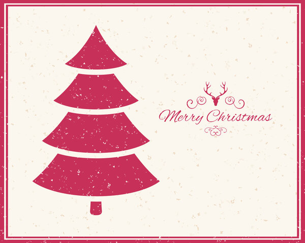 Vector Christmas Greeting Card